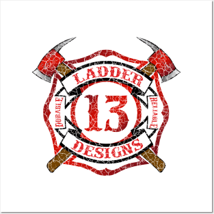 Ladder 13 Designs Posters and Art